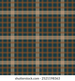 Black, white, and orange set vector seamless check plaids pattern.