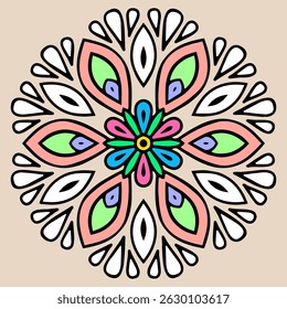 Black and white original template, mandala stencil suitable for laser cutting metal, wood carving, coloring, stained glass. Isolated. Patterns and ornaments of the East, Asia, India, Mexico, Aztec.
