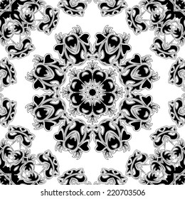 Black and white ornament