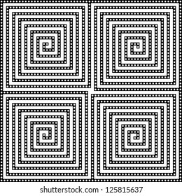 Black and white ornament background