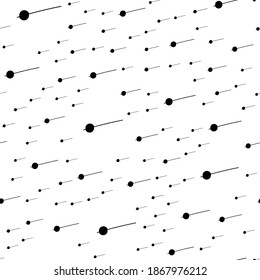black and white ornament of geometric shapes, elements and lines. interesting pattern. the background.