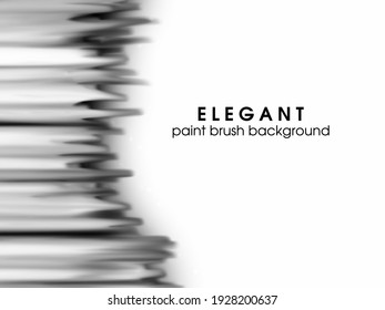 Fondo del pincel blanco negro, elegante, abstracto