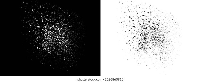 Schwarz-weiße Farbe Tinte Blutung Vektor Blut Hintergrund