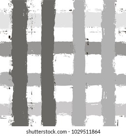 black and white paint lines Seamless pattern. vector striped graphic background. ink brush strokes. grunge stripes, trendy hipster paintbrush line. stripes backdrop 