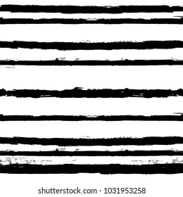 black and white paint lines Seamless pattern. vector striped graphic background. ink brush strokes. grunge stripes, trendy hipster paintbrush line. stripes backdrop 