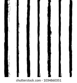 black and white paint lines Seamless pattern. vector striped graphic background. ink brush strokes. grunge stripes, trendy hipster paintbrush line. stripes backdrop 