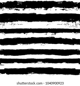 black and white paint lines Seamless pattern. vector striped graphic background. ink brush strokes. grunge stripes, trendy hipster paintbrush line. stripes backdrop 