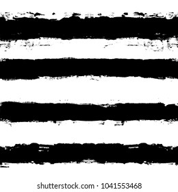 black and white paint lines Seamless pattern. vector striped graphic background. ink brush strokes. grunge stripes, trendy hipster paintbrush line. stripes backdrop 