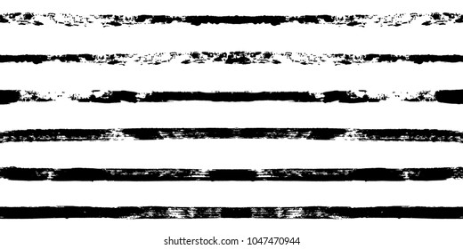 black and white paint lines Seamless pattern. vector striped graphic background. ink brush strokes. grunge stripes, trendy hipster paintbrush line. stripes backdrop 
