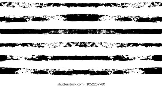 black and white paint lines Seamless pattern. vector striped graphic background. ink brush strokes. grunge stripes, trendy hipster paintbrush line. stripes backdrop 