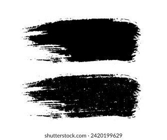 black and white paint splashes brush stroke set, A Black and white brush stroke on a white background, vintage dirty scribble Brush stroke scratch, black and white paint splashes,