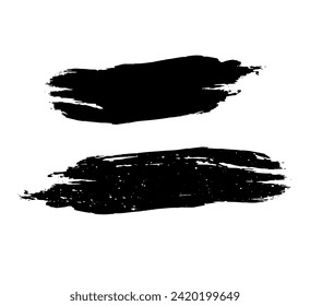 black and white paint splashes brush stroke set, A Black and white brush stroke on a white background, vintage dirty scribble Brush stroke scratch, black and white paint splashes,