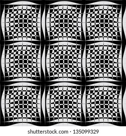 black white pattern with abstract lines