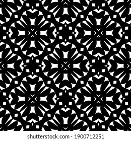 
Black and white pattern. Abstract seamless geometric pattern.