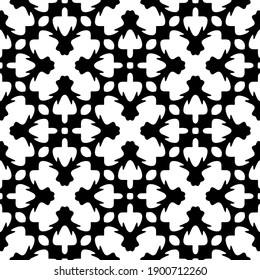 
Black and white pattern. Abstract seamless geometric pattern.