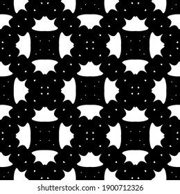 
Black and white pattern. Abstract seamless geometric pattern.