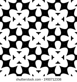 
Black and white pattern. Abstract seamless geometric pattern.