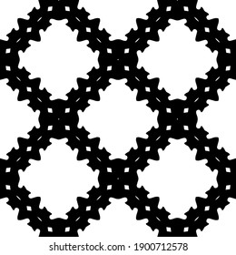 Black and white pattern. Abstract seamless geometric pattern.