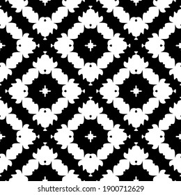 
Black and white pattern. Abstract seamless geometric pattern.