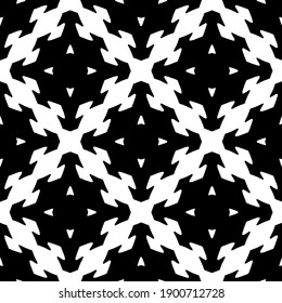 
Black and white pattern. Abstract seamless geometric pattern.