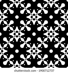 
Black and white pattern. Abstract seamless geometric pattern.