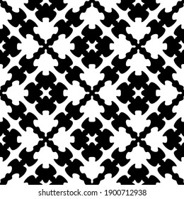
Black and white pattern. Abstract seamless geometric pattern.