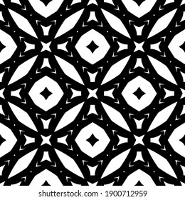 
Patrón blanco y negro. Resumen de un patrón geométrico sin fisuras.