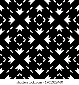 
Black and white pattern. Abstract seamless geometric pattern.