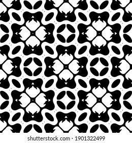 
Black and white pattern. Abstract seamless geometric pattern.