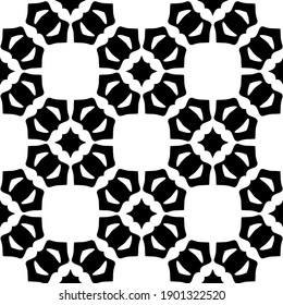 
Black and white pattern. Abstract seamless geometric pattern.