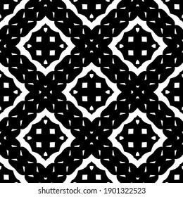 
Black and white pattern. Abstract seamless geometric pattern.