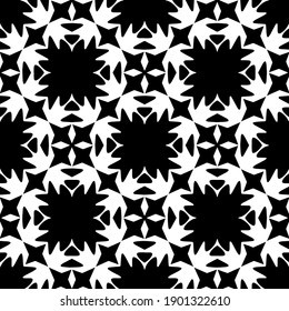 
Black and white pattern. Abstract seamless geometric pattern.