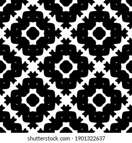 
Black and white pattern. Abstract seamless geometric pattern.