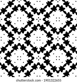 
Black and white pattern. Abstract seamless geometric pattern.