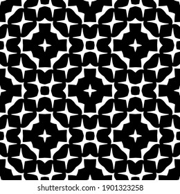 Vector Monochrome Texture Black White Geometric Stock Vector (Royalty ...