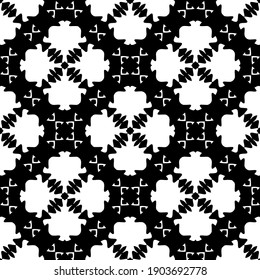 
Black and white pattern. Abstract seamless geometric pattern.