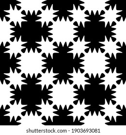 
Black and white pattern. Abstract seamless geometric pattern.
