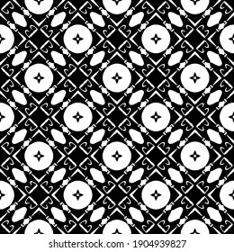 Black and white pattern. Abstract seamless geometric pattern.