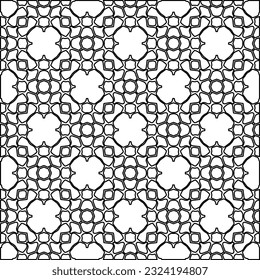 Patrón blanco y negro con formas abstractas. Antecedentes abstractos. Patrones de las líneas.