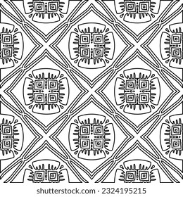 Black and white pattern with abstract shapes. Abstract background. Patterns of the lines.