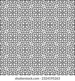 Black and white pattern with abstract shapes. Abstract background. Patterns of the lines.