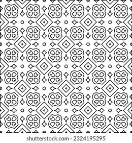 Black and white pattern with abstract shapes. Abstract background. Patterns of the lines.