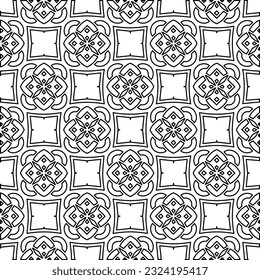 Black and white pattern with abstract shapes. Abstract background. Patterns of the lines.