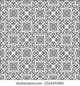 Black and white pattern with abstract shapes. Abstract background. Patterns of the lines.