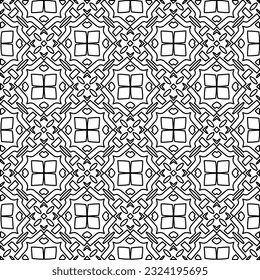 Black and white pattern with abstract shapes. Abstract background. Patterns of the lines.