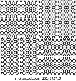 Black and white pattern with abstract shapes. Abstract background. Patterns of the lines.