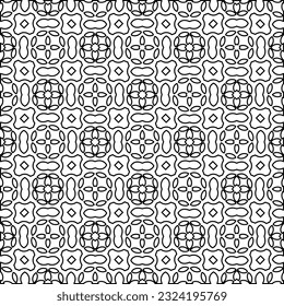 Black and white pattern with abstract shapes. Abstract background. Patterns of the lines.