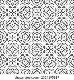 Black and white pattern with abstract shapes. Abstract background. Patterns of the lines.