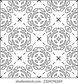 Patrón blanco y negro con formas abstractas. Antecedentes abstractos. Patrones de las líneas.