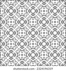 Black and white pattern with abstract shapes. Abstract background. Patterns of the lines.